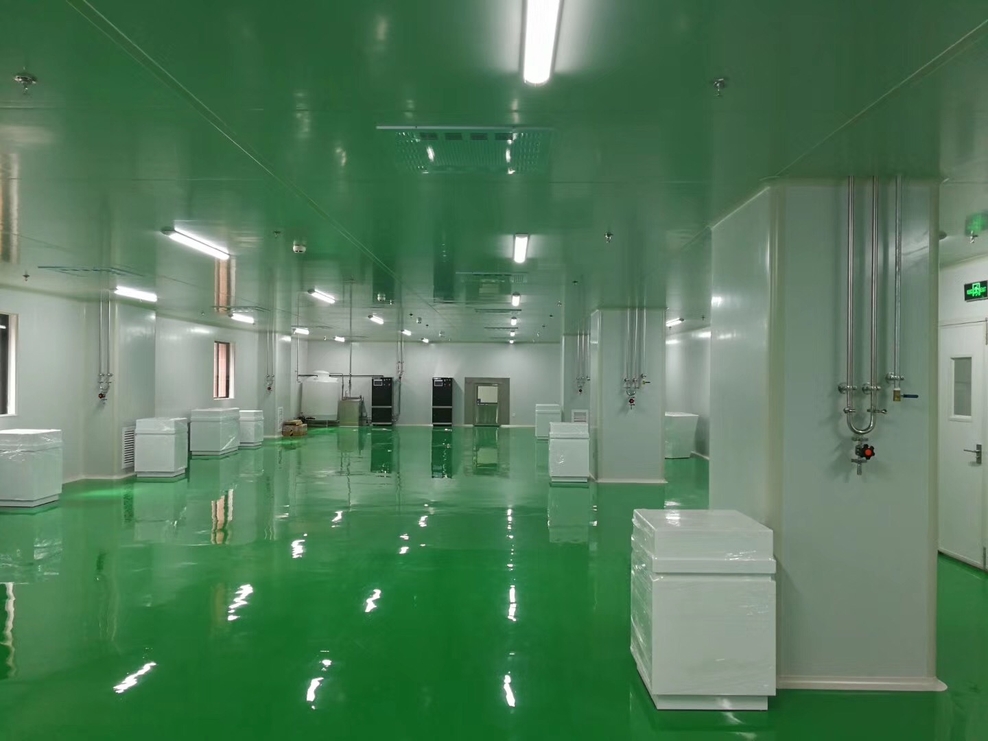 上海凈化廠房裝修環氧地坪鋪設圖片